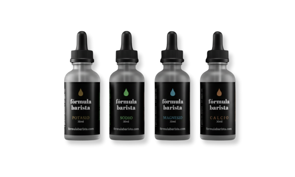 Fórmula Barista bottles